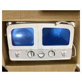 COSTWAY Portable Washing Machine, Twin Tub 20 Lbs Capacity, Compact Laundry Washer(12 Lbs) and Spinner(8 Lbs), Durable Design, Timer Control, Perfect for RV, Apartments and Dorms, Blue+White (Used)