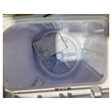 COSTWAY Portable Washing Machine, Twin Tub 20 Lbs Capacity, Compact Laundry Washer(12 Lbs) and Spinner(8 Lbs), Durable Design, Timer Control, Perfect for RV, Apartments and Dorms, Blue+White (Used)