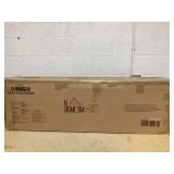 HOMCOM Kitchen Sideboard Cabinet, Boho Entryway Cabinet with Decorative Rattan Doors and Drawers for Dining Room, Oak