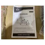 HOMCOM Motorcycle Tire Changer Stand with Adjustable Bead Breaker, Fit for 16-22in Tyres