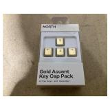 LOT OF 15 North Key Pack Gold Metallic: PVC Computer Keyboard