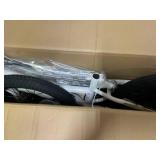 Costway 16in Kids Bike Adjustable with Kickstand and Storage Basket for Aged 8+ Years, White