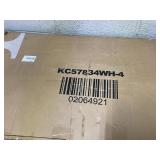 Costway Dining Chair Set of 4 with Curved Backrest Padded Seat & Metal Legs for Dining Room White