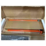 IRONMAX Snow Shovel for Driveway, 30" Wide Winter Snow Pusher with 6.5 Non-Slip Rolling Wheels & Ergonomic Adjustable Angle Handle, Heavy Duty Push Plow for Sidewalk Doorway Clearing