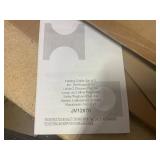 Foldable Dining Room Wooden Chair Natural Color 48x60x78cm 2pcs