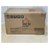 HOMCOM Compact Mop Bucket with Wringer, Mop Bucket on Wheels, 21 Quart, Separate Dirty and Clean Water, Yellow(missing hardware and wheels)