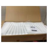 Outsunny Wooden Rocking Chair Set, Curved Armrests, High Back, Slatted Seat Outdoor Rocker Set, White