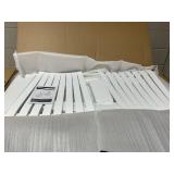 Outsunny Wooden Rocking Chair Set, Curved Armrests, High Back, Slatted Seat Outdoor Rocker Set, White