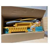 Qaba 4 in 1 Toddler Swing and Slide Set, Kids Slide for Aged 1.5-3 with Climber, Ultra-Safety, Basketball Hoop, Baby Playground Set, Fun Indoor/Outdoor Playset Exercise Toy