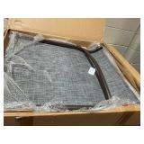 Outsunny Outdoor Glider Chair, Gliders for Outside Patio with Steel Frame and Mesh Fabric for Backyard, Garden, and Porch, Gray (Missing Hardware)