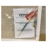 VEVOR 36"x24" White Cork Board with Linen Surface Wall-Mounted Bulletin Board