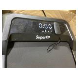 Costway SuperFit 0.6-3.8MPH Walking Pad Under Desk Treadmill with Remote Control and LED Display Black