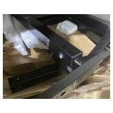 Giantex Mobile Stand up Desk, Height Adjustable, 24"D x 22"W x 49"H (Used, Maybe Missing Hardware)