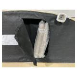 HOMCOM Semi-Circle End of Bed Bench with Tufted Design ...(missind part b x2)