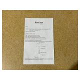 Nourison Home 23" Greyish Brown Earth Tone Rustic Farmhouse Ceramic Table Lamp for Bedroom, Living Room, Dining, Office, with Beige Linen Shade