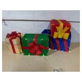 Costway 4 Ft Stackable Gift Boxes Set of 4 Stacked Christmas Present Boxes (Slightly Used)