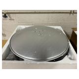 Costway 11000-BTU Silver Stainless Steel Floorstanding Liquid Propane Patio Heater ( slightly used not tested, Maybe Missing Hardware)