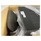 Dining Chairs Set Of 2 Upholstered Accent Chairs With Comfy Padded Backrest And Seat-Black