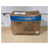 HASEEB  Swivel Counter Height Bar Stools Set of 2