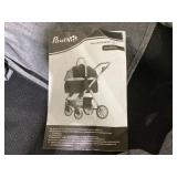 PawHut 3 in 1 Dog Stroller with Detachable Cabin, 4 Wheel Folding Lightweight Pet Stroller for Small Dogs, Gray