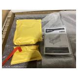 Outsunny Outdoor Bar Cart with Storage, Stainless Steel Outdoor Bar Table Top, Wheeled HDPE Kitchen Island for Food Prep, Gray