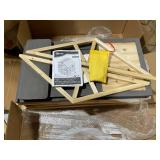 Outsunny Wooden Playhouse for Kids Outdoor Garden Pretend Play Games, Adventures Cottage, with Working Door, Windows, Bench, Service Station, Flowers Pot Holder, for 3-7 Years Old (Maybe Missing Hardw