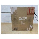 COSTWAY Countertop Water Dispenser with Ice Maker, 3-in-1 Portable Hot Cold Dispenser with 48LBS/24H Ice Machine, Child Safety Lock for 3-5 Gallon Bottle