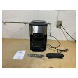 COSTWAY Countertop Water Dispenser with Ice Maker, 3-in-1 Portable Hot Cold Dispenser with 48LBS/24H Ice Machine, Child Safety Lock for 3-5 Gallon Bottle