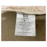 HOMCOM Area Rug 8x10, Machine Washable Rug, Non-Slip Classical Floral Print Floor Carpet for Living Room, Bedroom, Mixed-Brown