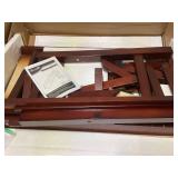 PawHut Wooden Dog Ramp with Removable Guardrails, Non-Slip Surface, 73" Long, Brown