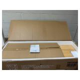 Costway Kids Wooden Train Set & Double-Sided Table Playset w/100 Pieces & Storage Drawer