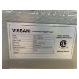 Vissani 24 in. 11 cu. ft. Convertible Auto Defrost Garage Ready Upright Freezer/Refrigerator in Stainless Steel, Energy Star (Transit Damage, See Photos)