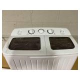 Giantex Portable Washing Machine, 20Lbs Washer And Spinner Combo, Twin Tub 12Lbs Wash & 8Lbs Spin