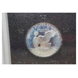 1971 Eisenhower Proof Silver Dollar Coin - 40% Silver