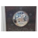 1972 Eisenhower Proof Silver Dollar Coin - 40% Silver