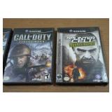 *3* Nintendo Game Cube Games - Call of Duty & Splinter Cell