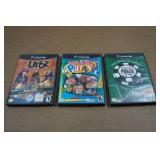 *3* Nintendo GameCube Games - The Urbz, Monopoly Party, Poker