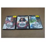 *3* Nintendo GameCube Games - Nascar, Fight Night, Tiger Woods