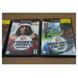 *3* Nintendo GameCube Games - Nascar, Fight Night, Tiger Woods