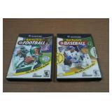 *2* Nintendo GameCube Games - Backyard Football, Baseball