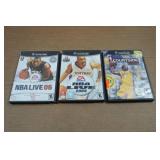 *3* Nintendo GameCube Games - NBA