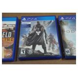 *3* PlayStation 4 Game - Battlefield, Destiny, Assasins Creed