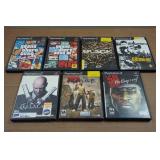 *7* PlayStation 2 Games - Grand Theft Auto, Black, Getaway, Hitman
