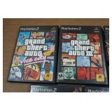 *7* PlayStation 2 Games - Grand Theft Auto, Black, Getaway, Hitman