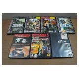 *7* PlayStation 2 Games - Ghost Recon, Splinter Cell, Smugglers Run