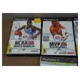 *10* PlayStation 2 Games - NCAA, Basketball & Football