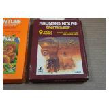 *3* Vintage Atari 2600 Games - Raiders of the Lost Ark, Adventure, Haunted House
