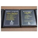 Vintage Atari 2600 Games - Combat, Video Olympics, Indy 500, Space Invaders, Bowling