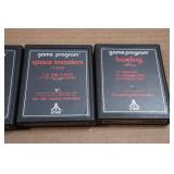 Vintage Atari 2600 Games - Combat, Video Olympics, Indy 500, Space Invaders, Bowling
