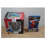 Harley Quinn Figurine and LED Keychain Light